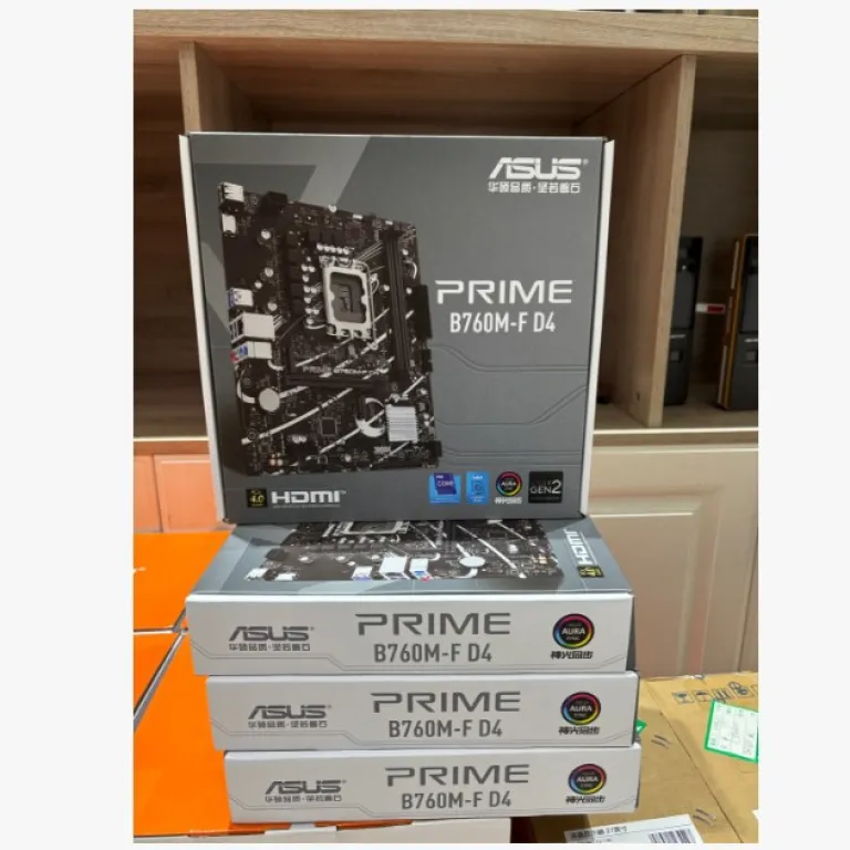 مادربرد PRIME B760M-F D4 تمام‌جامد ARGB M.2