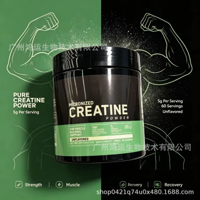 پودر کراتین مونوهیدرات موجود Creatine Monohydrate مکمل ورزشی پرفروش خارجی پشتیبانی از OEM