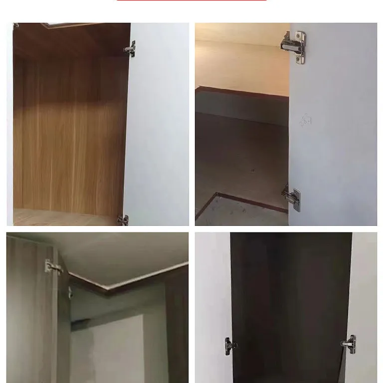 لولای دمپر 165 درجه و لولای هیدرولیک 175 درجه با زاویه بازشوی بزرگ برای درب کابینت، عمده اتصالات کابینت
