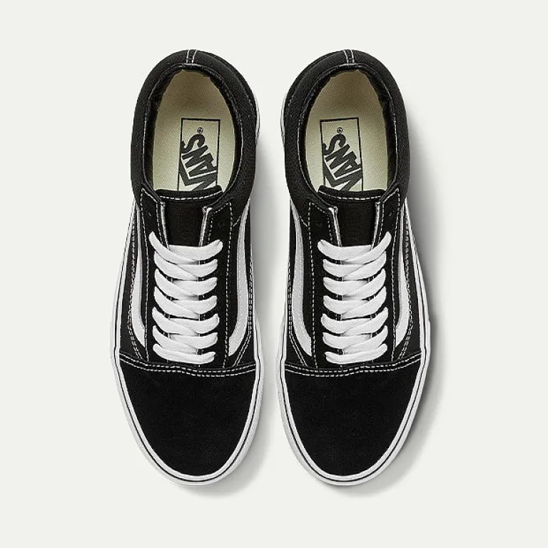 کفش اسکیت زنانه و مردانه VANS Old Skool Platform مشکی با کفی ضخیم