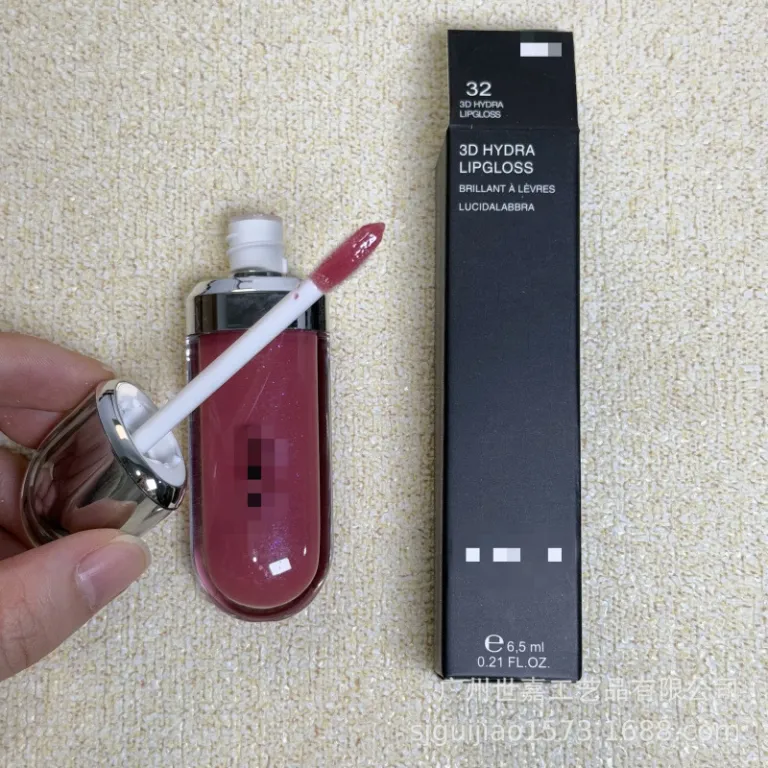 رژ لب مایع آینه‌ای تک‌سر KIO مخصوص صادرات 3D 02 22 12 رژ لب براق شیشه‌ای موجود در رنگ حبوبات 6.5ML