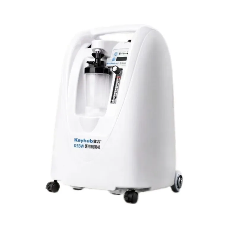 دستگاه اکسیژن‌ساز پزشکی جیانهه 5L لیتری قابل اتصال به ونتیلاتور برای بیماران آمفیزم و COPD و سالمندان با درجه پزشکی
