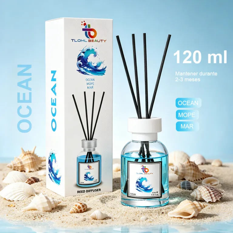 120ML دیفیوزر چوبی با اسانس طبیعی، خوشبوکننده هوا مناسب اتاق خواب، دفتر کار و منزل