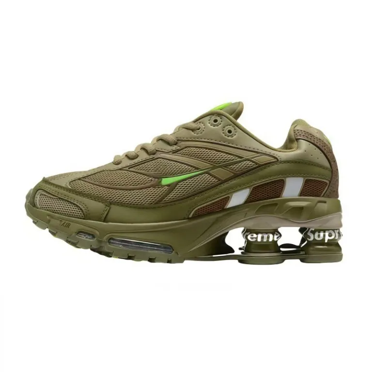کفش رانینگ ریباک Reebok با بالشتک هوا Shox توری تنفس‌پذیر ضربه‌گیر و کفی بلند زنانه و مردانه