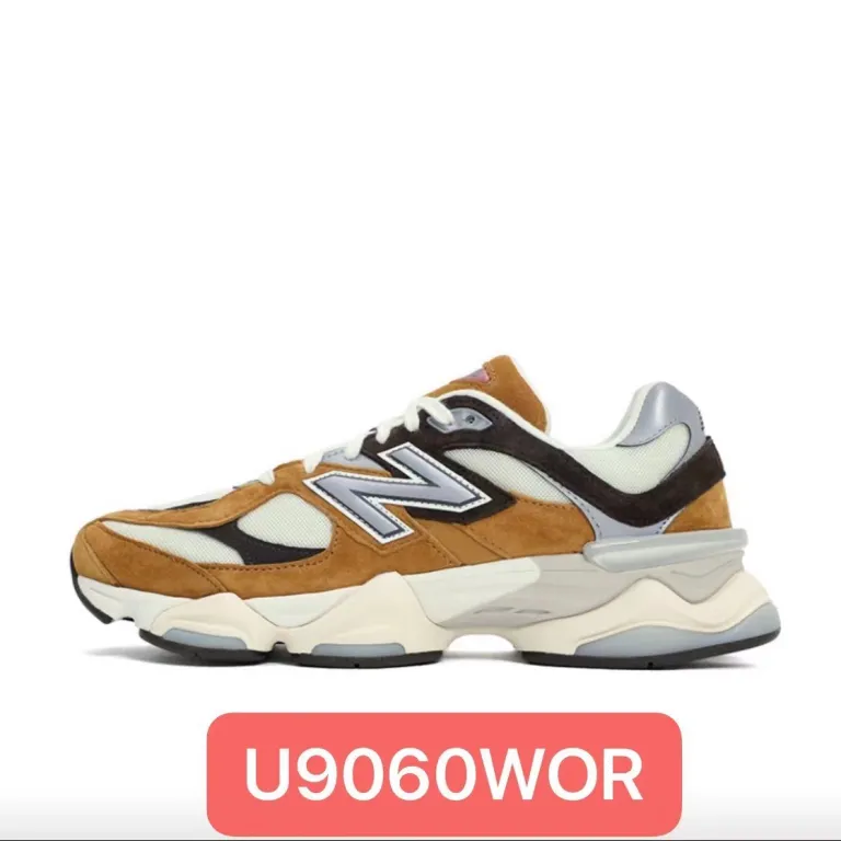 کفش نیوبالانس nb9060 اورجینال هزاره مدل سم فیل مردانه و زنانه با کفی ضخیم و افزایش قد مخصوص دویدن