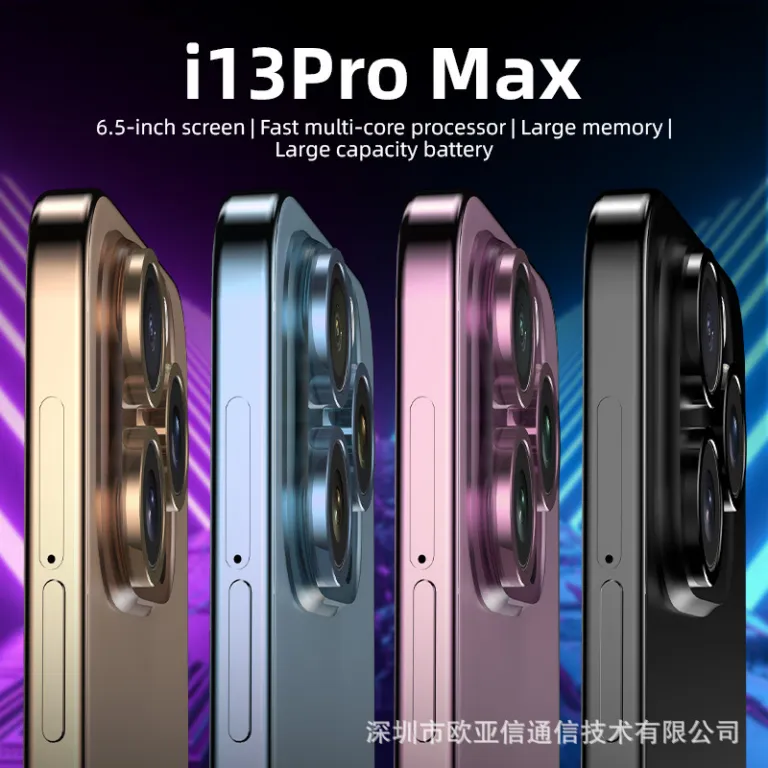 گوشی هوشمند کراسبوردر i13pro max واقعی 6.53 اینچ 1+16 حافظه، موجود در انبار کارخانه، پشتیبانی از دراپ‌شیپینگ