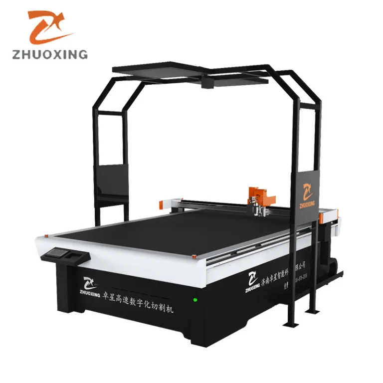 دستگاه برش پارچه مبلی دو کله با عرضه مستقیم کارخانه، دستگاه برش روکش مبل و کاتر CNC کامپیوتری