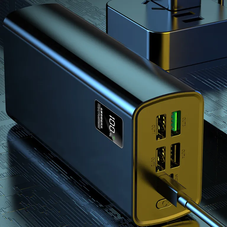 3c تایید شده 120w پاوربانک شارژ سریع 60000 میلی‌آمپر ظرفیت بالا با نمایشگر دیجیتال تایپ سی عمده