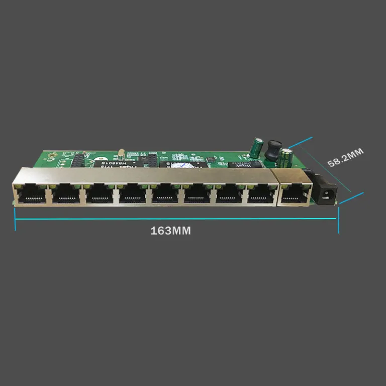 تغذیه POE استاندارد مخصوص دوربین مداربسته، NVR و DVR 48V - برد اصلی سوئیچ
