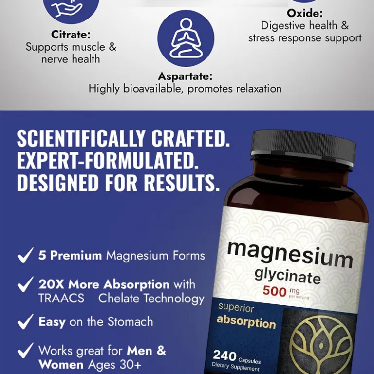کپسول مکمل ترکیبی منیزیم گلیسینات MAGNESIUM capsules آمازون TK موجودی کراس‌بوردر فرآوری‌شده