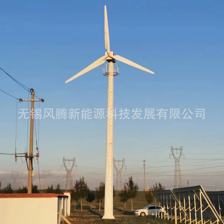 کنترل الکترونیکی انحراف، گام متغیر 500KW توربین بادی محور افقی 480V750V1000V ترمز مکانیکی