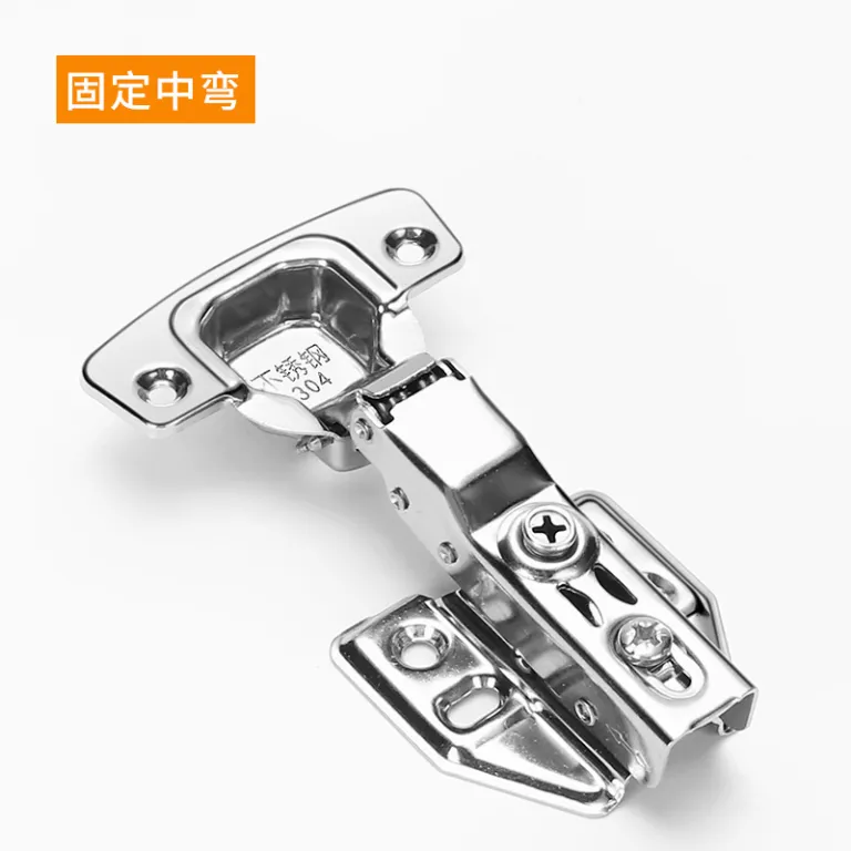 عرضه مستقیم کارخانه 304 استیل ضدزنگ 3.0 لولای هیدرولیک ضخیم با دمپر و بافر برای کابینت و کمد به همراه فنر