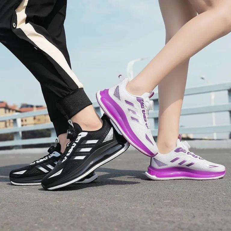 2026 کفش ورزشی زنانه و مردانه بهاره طرح جدید با زیره نرم حبابی، تنفس‌پذیر، ضدلغزش و مقاوم در برابر سایش
