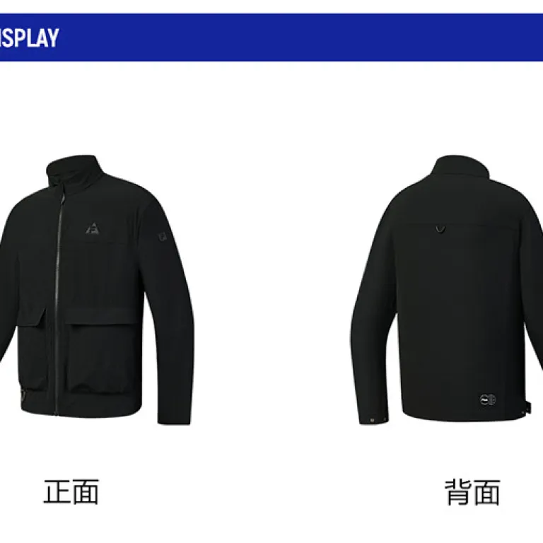 کاپشن ورزشی فضای باز FILA مردانه، ساده و راحتی، یقه‌ایستاده با کشسانی متوسط، مناسب استفاده روزمره