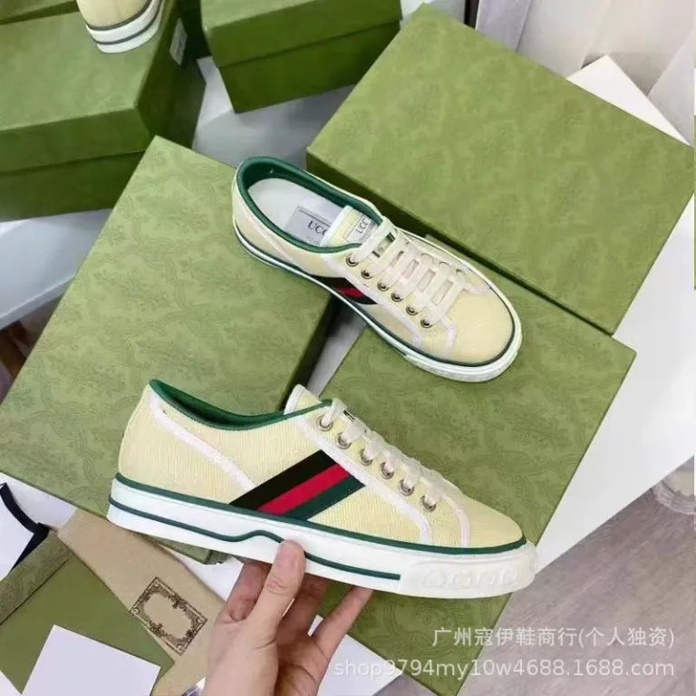 G1977 کفش کتانی طرحدار زنانه 2023 مدل بهاره نازک با گلدوزی وینتیج، مناسب برای زوجها، تخت و راحتی، اسپرت