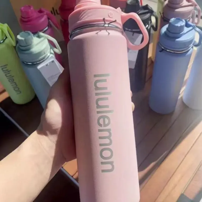 فلاسک lulu لیوان لولو بازگشت به life710ml بطری ورزشی قمقمه مسافرتی یوگا