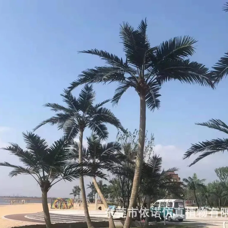 درخت نارگیل مصنوعی، درخت نخل بادبزنی، درخت پالم مصنوعی، درخت آرکا، عمده گیاهان سبز مصنوعی داخلی و خارجی
