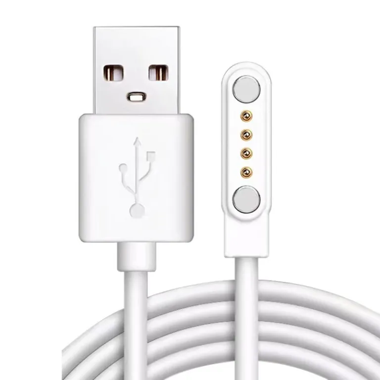 کابل شارژ ساعت تلفنی یونیورسال، کابل شارژ ردیفی 2p کابل شارژ مغناطیسی دو پین USB