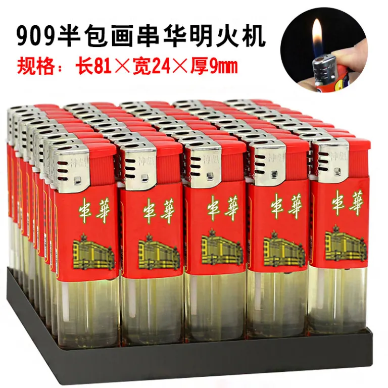 فندک الکترونیکی یکبارمصرف ارزان 721 پلاستیکی شفاف 156 ضدباد عمده 606 معمولی 909 شعلهافروز