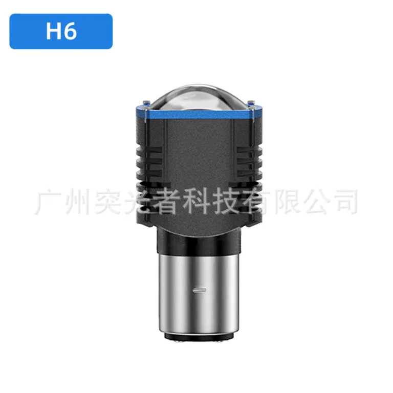 چراغ LED موتورسیکلت TGZ با فروش مستقیم کارخانه، H4 H6 BA20D 12W، نور بالا با تمرکز و چراغ روز