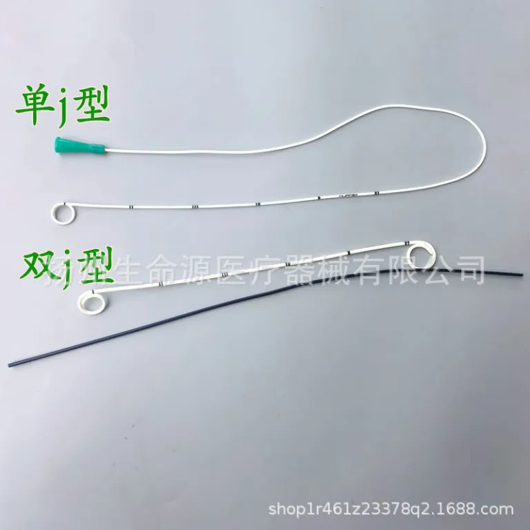 کاتتر J شکل هوآمی، کاتتر J تکی و دوتایی، کاتتر تخلیه ادرار حالب نوع J با مواد وارداتی و سیم راهنمای گورخری استریل