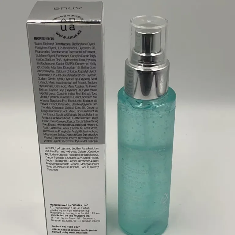 اسپری سرم کپسولی هیالورونیک اسید و PDRN مدل Anua کره‌ای 100ml آبرسان و تقویت‌کننده
