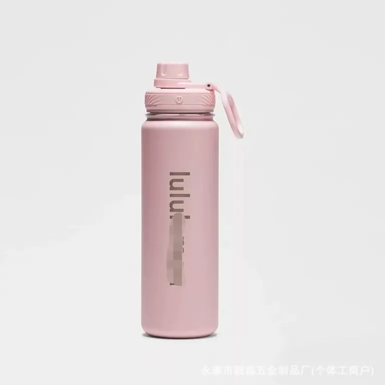 بطری آب ورزشی BacktoLife مشابه lululemon 710ml قمقمه سفری و یوگا