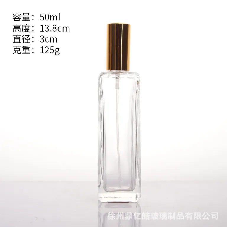 موجود بطری شیشه‌ای تقسیم عطر 30ml50ml100ml بطری عطر، بطری اسپری لوازم آرایشی، بسته‌بندی محصولات مراقبت از پوست