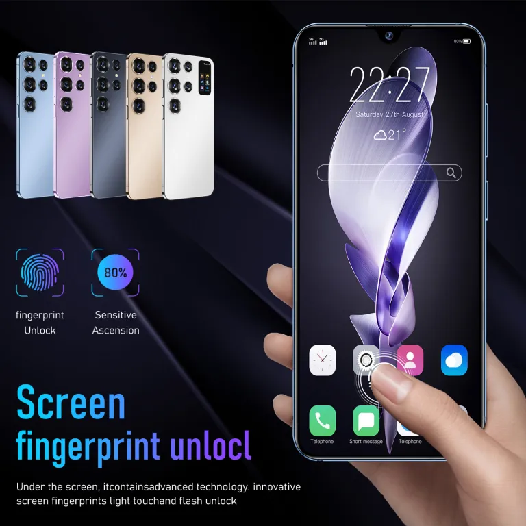 گوشی هوشمند جدید برون‌مرزی S26 Ultra 5G 7.3 اینچ صفحه‌نمایش بزرگ 16+1TB حافظه تولیدکننده اصلی عمده‌فروشی