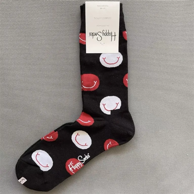 جوراب رنگی HappySocks مردانه طرح کارتونی فانتزی اینستاگرامی ساق‌متوسط بیرونی خیابانی