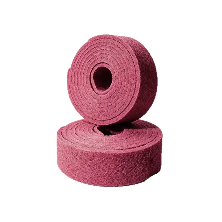 رول اسکاچ صنعتی سنباده‌ای 7CM برای پرداخت فلزات، زنگ‌زدایی، حذف پلیسه و ایجاد خط و خش