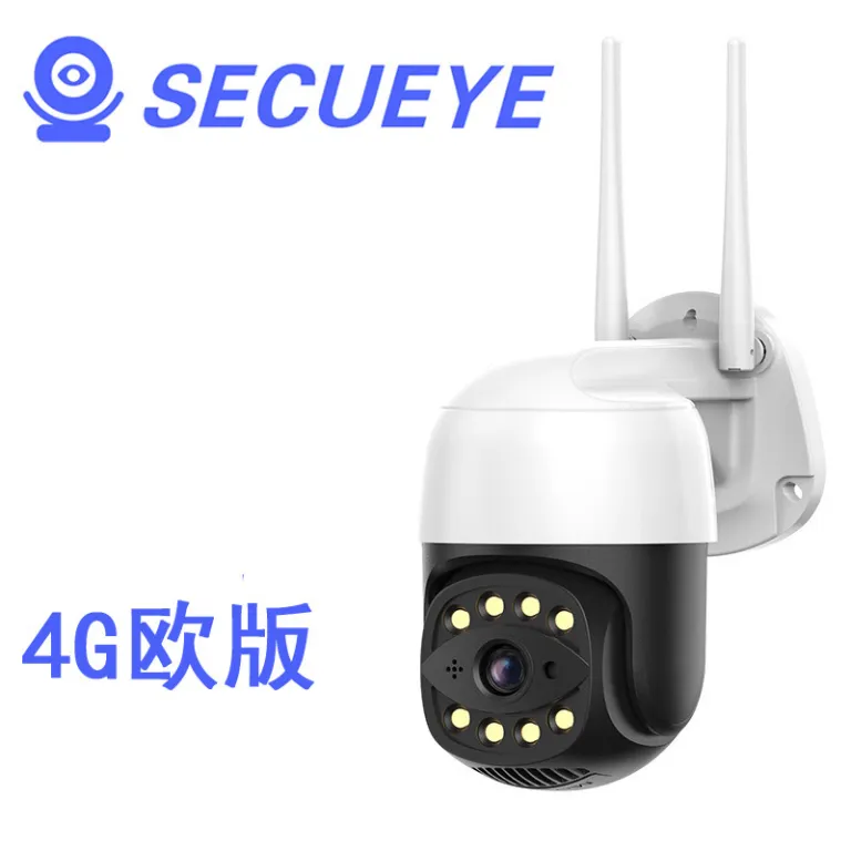 دوربین مداربسته نسخه اروپا 4G با دید در شب 300 مگاپیکسل، سیم‌کارت، مادون قرمز و کیفیت HD برای فضای باز