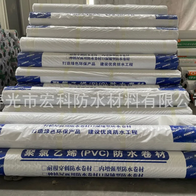 ورق ضدآب PVC، پلی‌وینیل کلراید پلیمری تقویت‌شده داخلی مقاوم در برابر نفوذ ریشه، ورق ضدآب ساختمانی برای زیرزمین