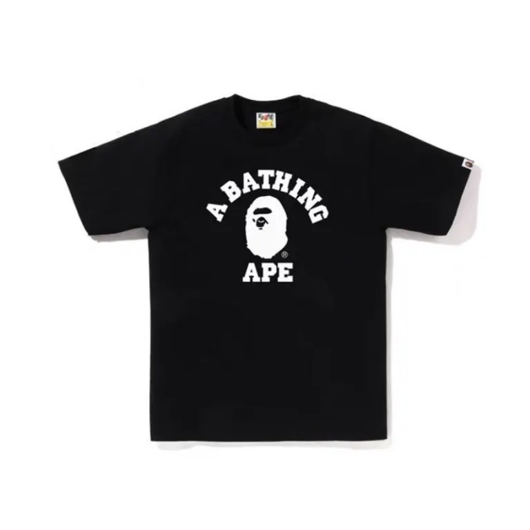 تی‌شرت BAPE تابستانی طرح سر میمون استتاری مردانه و زنانه استایل ژاپنی موجودی عمده