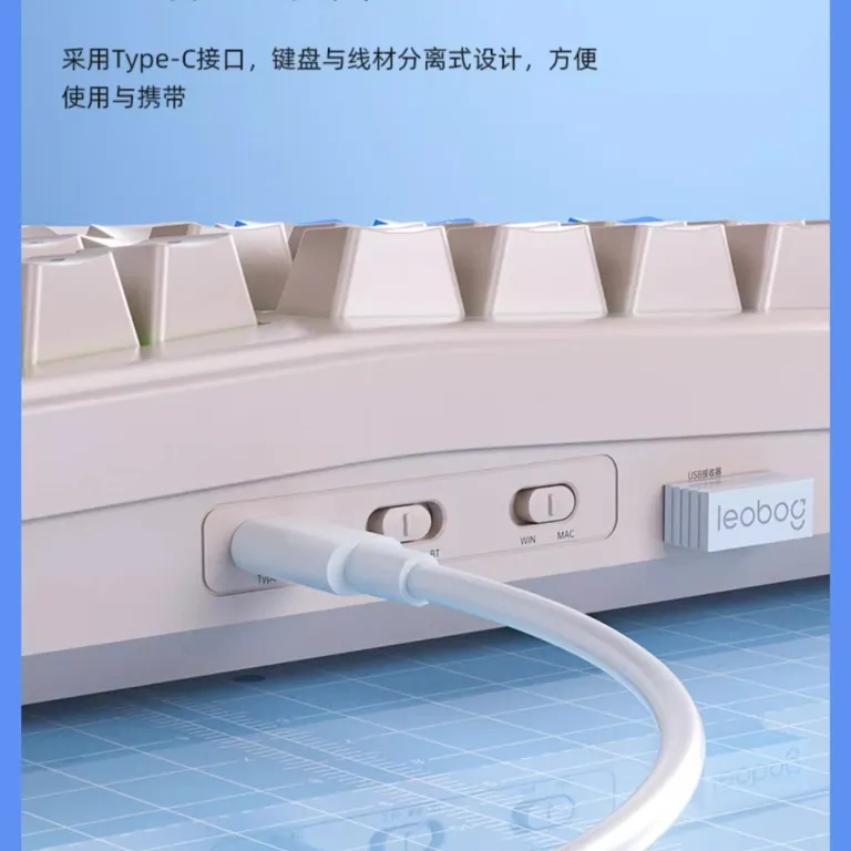 کیبورد مکانیکی آلیس LEOBOG A75 با قابلیت تعویض گرم، RGB، سفارشی‌سازی شده برای بازی و کارهای اداری و تبلت، ساختار TOP