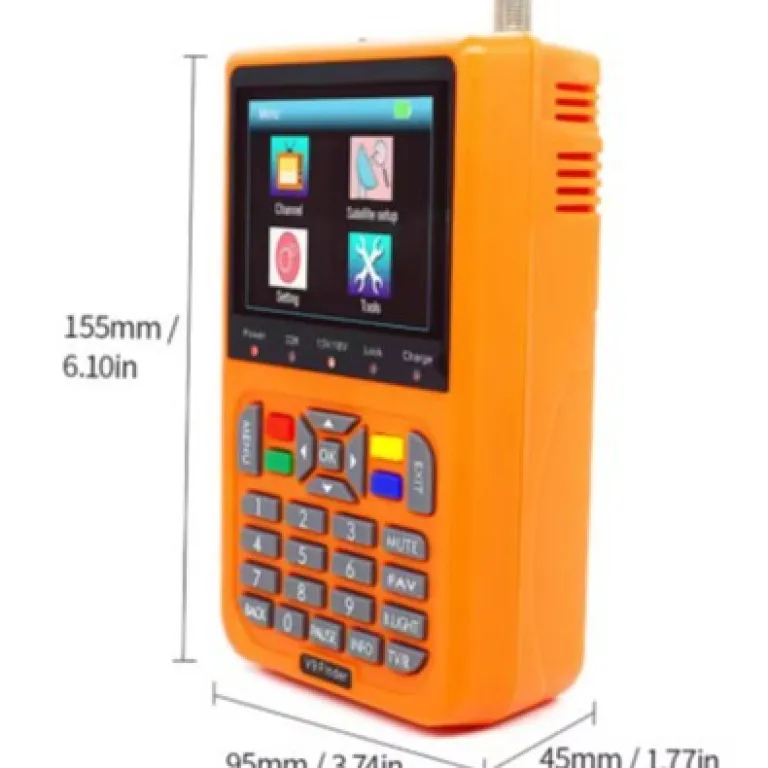 آی‌بریوباکس V9 یابنده دیجیتال ماهواره با نمایشگر LCD DVB-S2 MPEG4 H.265