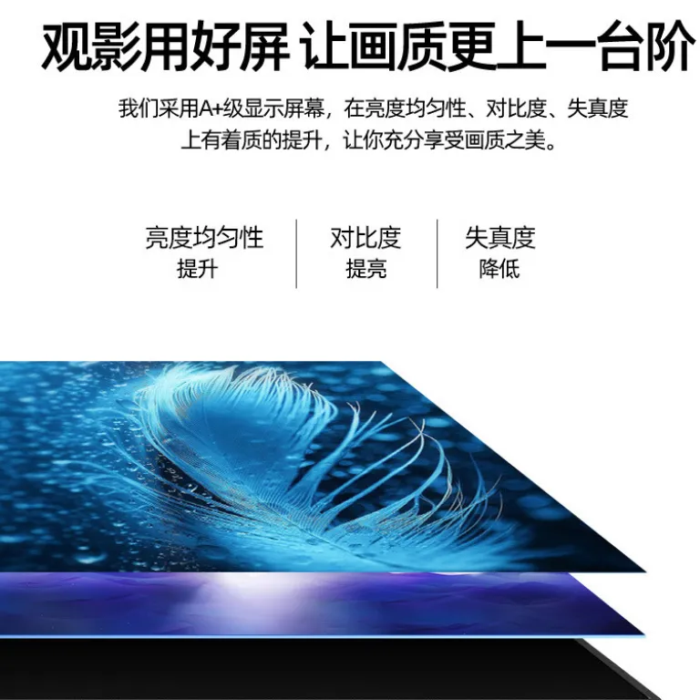 تلویزیون OLED بدون قاب تمامصفحه 55 اینچ 65 اینچ 75 اینچ 100 اینچ تلویزیون هوشمند LCD