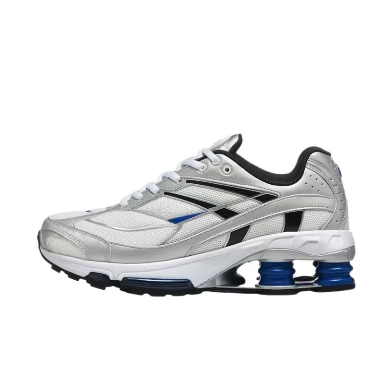 کفش رانینگ ریباک Reebok با بالشتک هوا Shox توری تنفس‌پذیر ضربه‌گیر و کفی بلند زنانه و مردانه