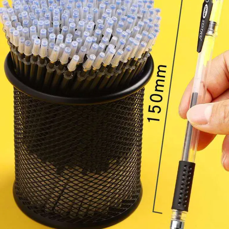 خودکار ساچمه‌ای عمده کارخانه، نوک سوزنی کامل، سر گلوله‌ای 0.5mm، مغزی خودکار جایگزین، لوازم‌تحریر دانش‌آموزی