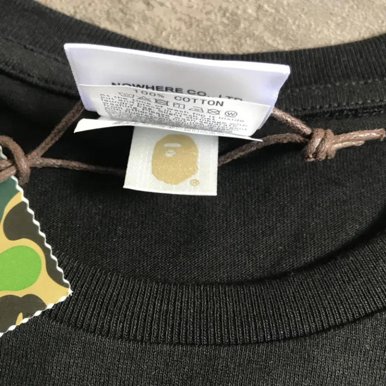 تی‌شرت BAPE تابستانی طرح سر میمون استتاری مردانه و زنانه استایل ژاپنی موجودی عمده