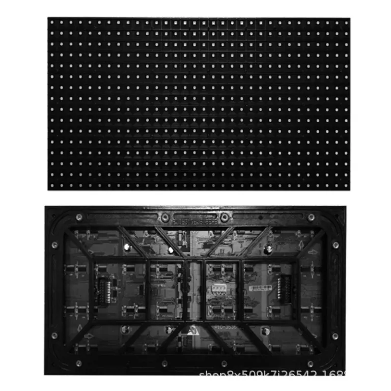 نمایشگر LED تمام‌رنگی فضای باز P3P4P8P10 با وضوح بالا، ضدآب، کم‌مصرف و پرنور برای تبلیغات