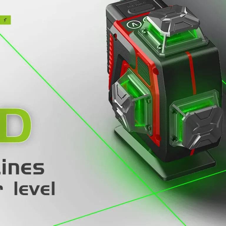 تراز لیزری LFINE 16 خط 4D3D12 خط با پایه laserlevel