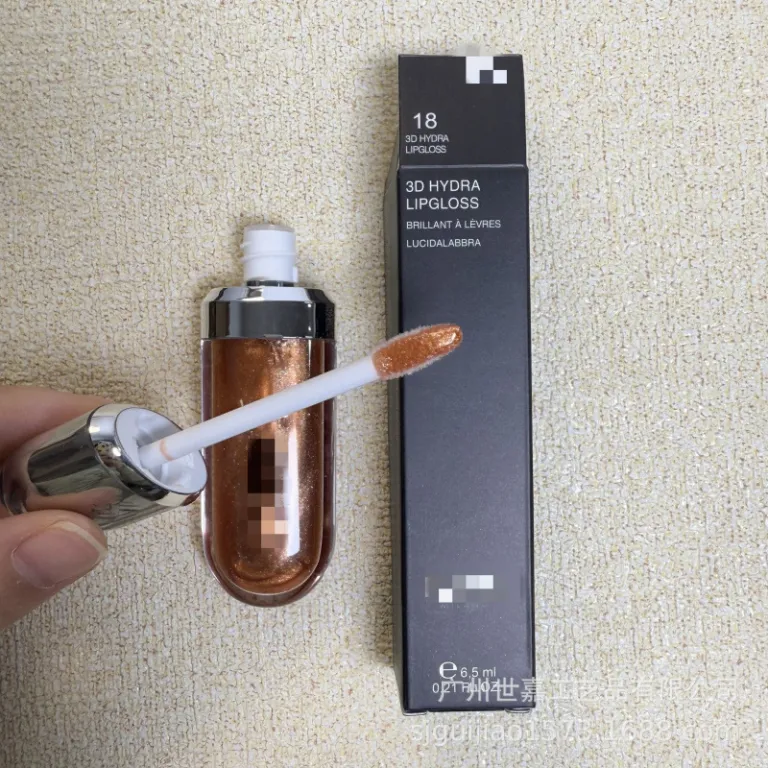 رژ لب مایع آینه‌ای تک‌سر KIO مخصوص صادرات 3D 02 22 12 رژ لب براق شیشه‌ای موجود در رنگ حبوبات 6.5ML