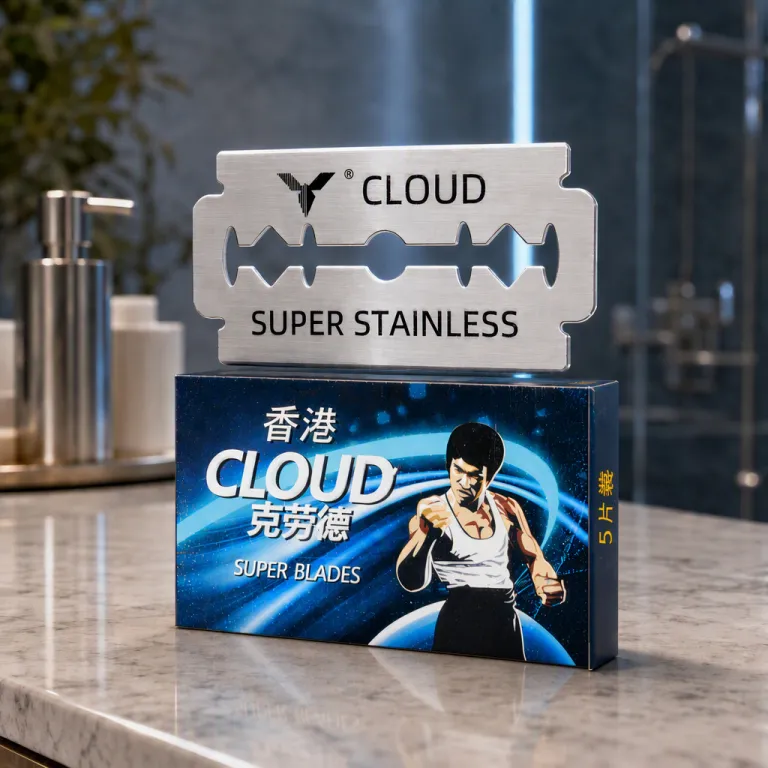 تیغ دولبه استیل ضدزنگ ژاپنی Cloud 74 ساده برای اصلاح ریش و ابرو و صورت و موهای زائد
