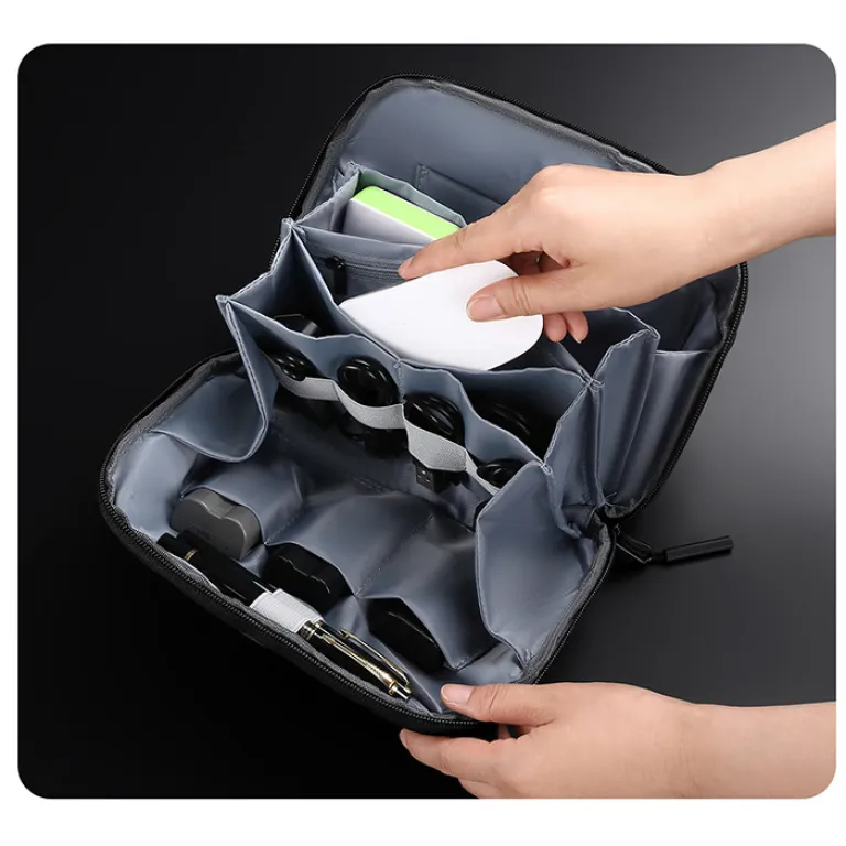 کیف دیجیتال جدید برون‌مرزی کیف آتشفشانی کیف مسافرتی قابل حمل کیف محافظ کابل داده ضدآب