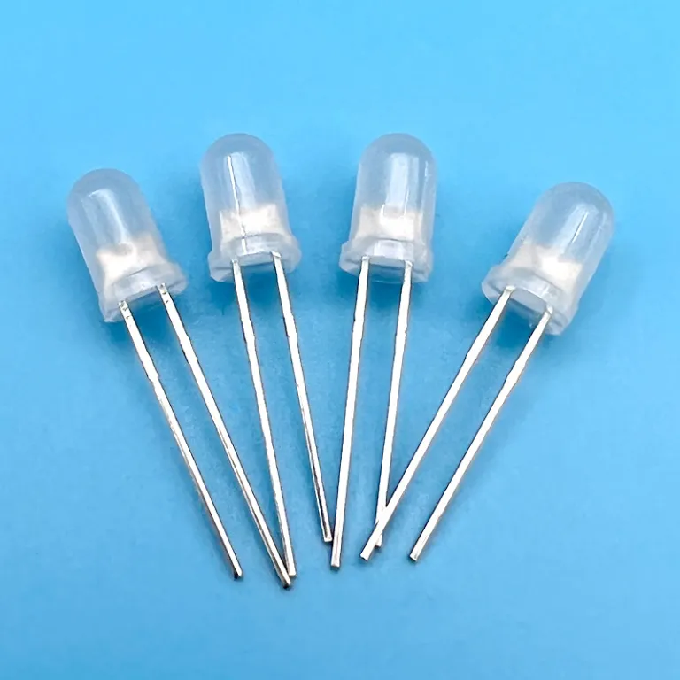 F3/5mmال‌ای‌دی نشانگر شفاف و مه‌ای قرمز، سبز معمولی، قرمز-آبی، قرمز-سبز زمردی بدون قطبیت، دو پایه دو رنگ دوطرفه