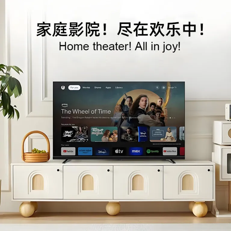 تلویزیون ال‌ای‌دی OLED بدون قاب 4k با وضوح فوق‌بالا و صفحه‌نمایش کامل 43 50 55 65 75 اینچ