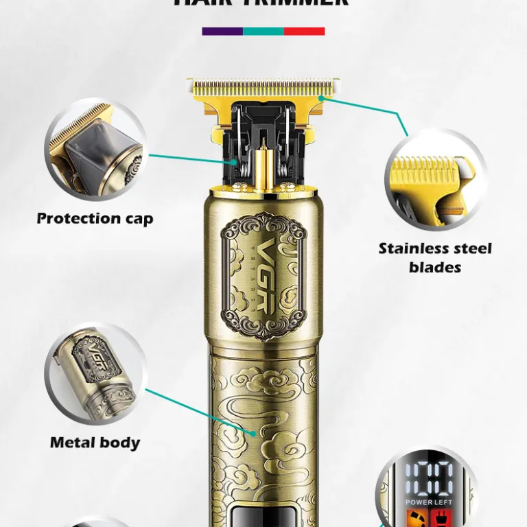 ماشین اصلاح موی حرفه‌ای سالنی VGR V-256 برای آرایشگران