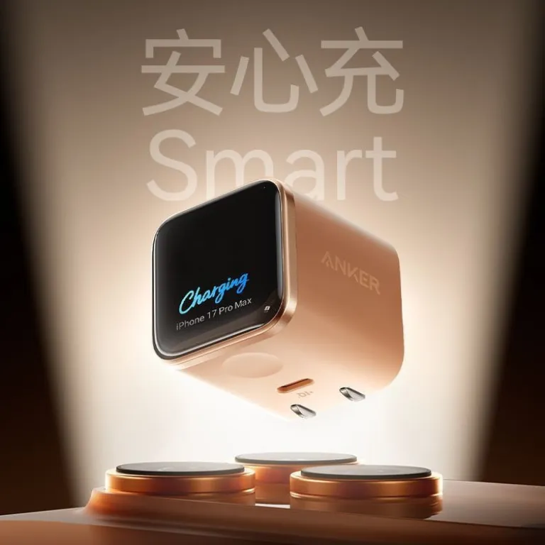 شارژر Anker انکر مناسب اپل PD45W نارنجی شارژ سریع iPhone17/16 شارژ گوشی