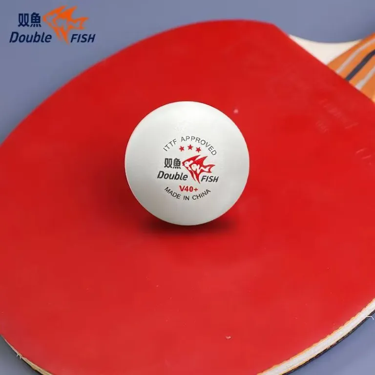 توپ پینگ‌پنگ سه ستاره WTT دو ماهی V40 + مواد جدید توپ دوخته بزرگ برای باشگاه، مسابقه و تمرین، سفید، بسته 6 عددی